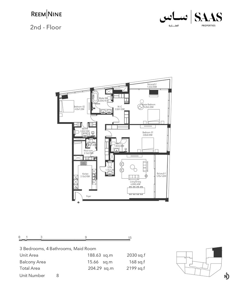 3 Bedrooms
